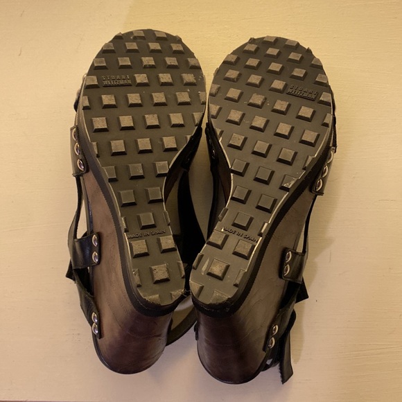 Stuart Weitzman black calf wedge. Worn once. - Picture 7 of 11
